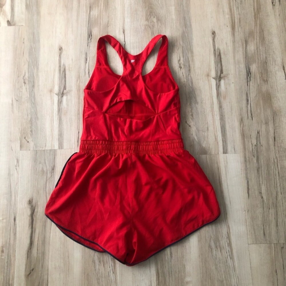 Fabletics Red Racerback Jumpsuit Romper - Picture 7 of 7